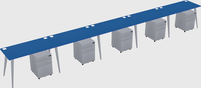 Modern rectangular office desk