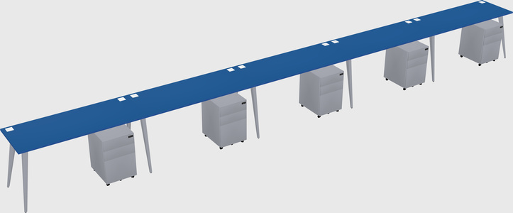 Modern rectangular office desk