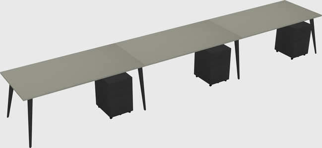 Modern rectangular office desk
