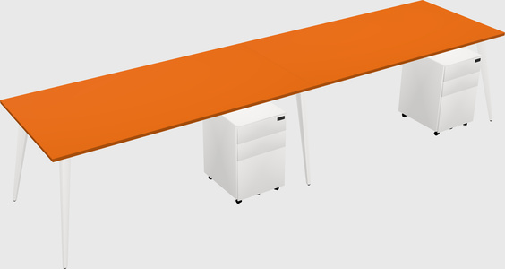 Bureau rectangulaire moderne