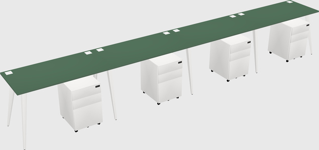 Modern rectangular office desk