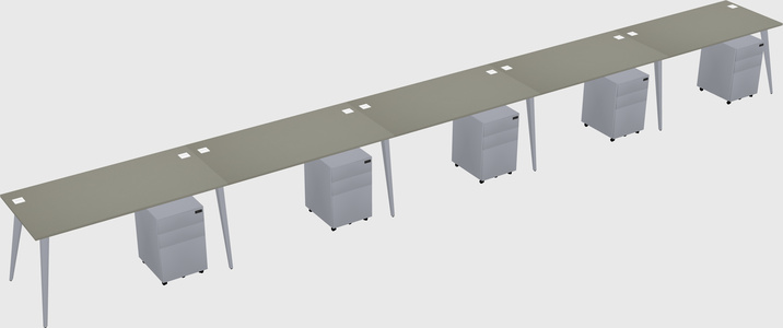 Modern rectangular office desk