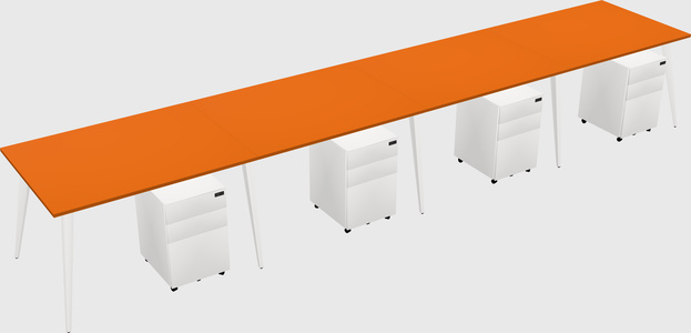 Modern rectangular office desk
