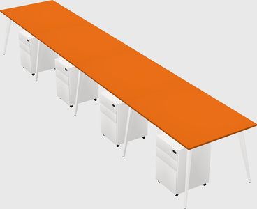Modern rectangular office desk