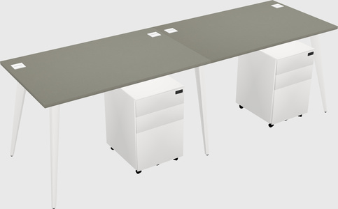 Modern rectangular office desk