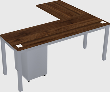 L-shaped desk