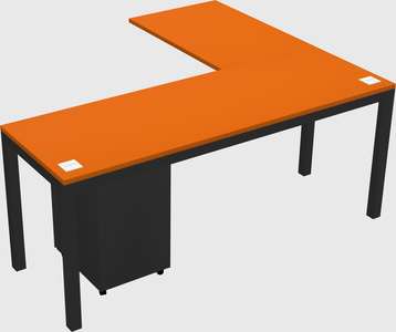 L-shaped desk