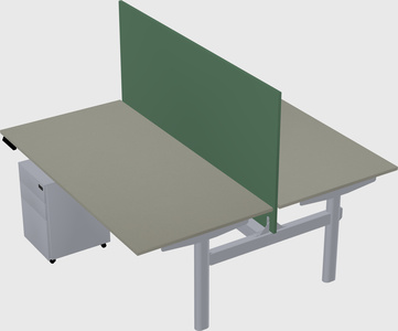 Shared electric desk