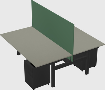 Shared electric desk