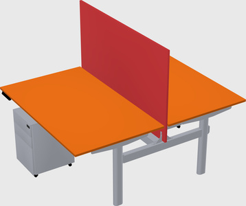 Shared electric desk