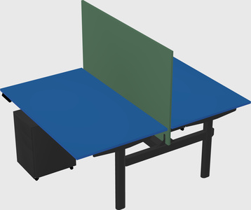 Shared electric desk