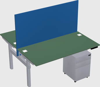 Shared electric desk