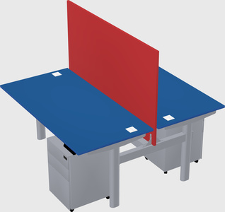 Shared electric desk