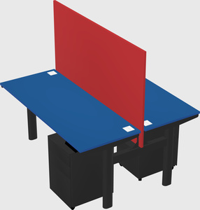 Shared electric desk