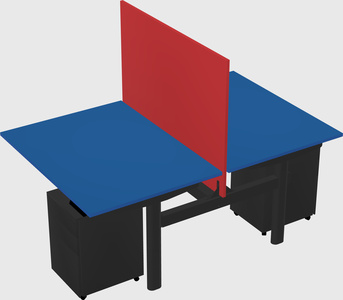 Shared electric desk