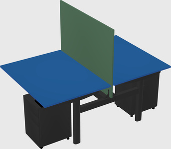 Shared electric desk