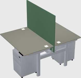 Shared electric desk