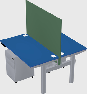 Shared electric desk