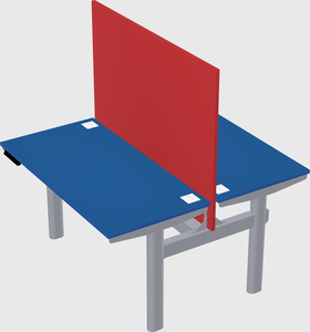 Shared electric desk