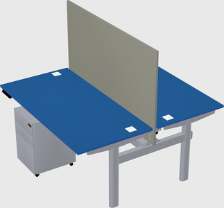 Shared electric desk
