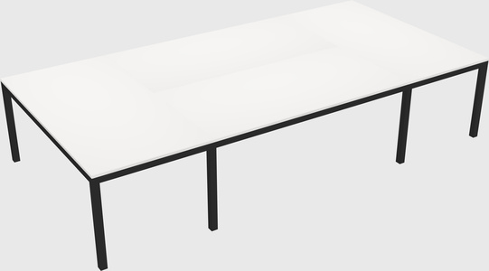 Shared office desks