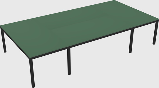 Shared office desks