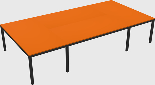Shared office desks