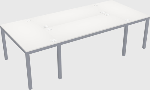 Shared office desks