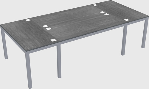 Shared office desks