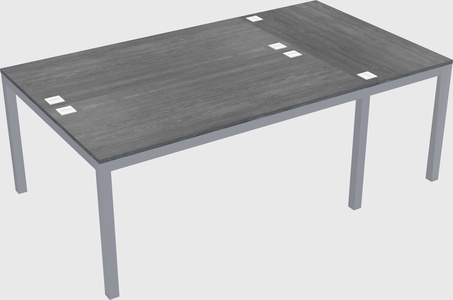 Shared office desks