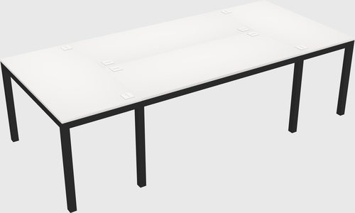 Shared office desks