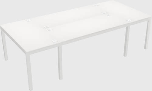 Shared office desks