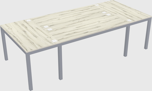 Shared office desks