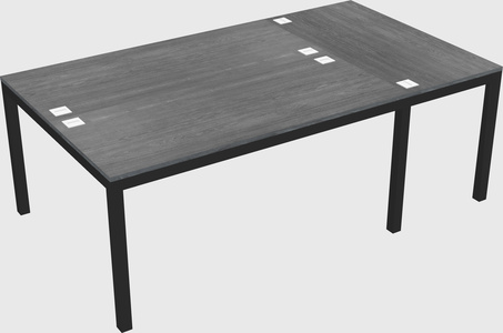 Shared office desks