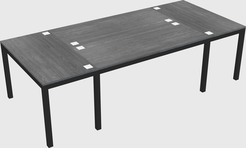Shared office desks