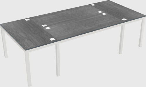 Shared office desks