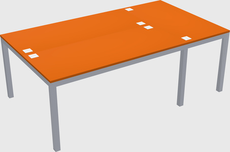 Shared office desks