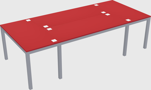 Shared office desks