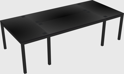 Shared office desks