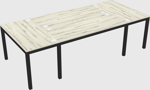 Shared office desks