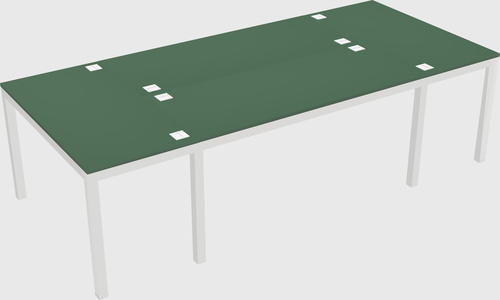 Shared office desks