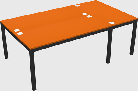Shared office desks