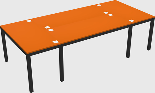 Shared office desks