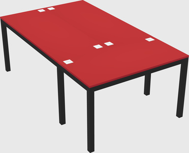 Shared office desks