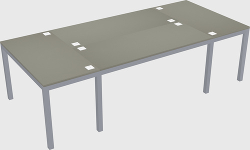 Shared office desks