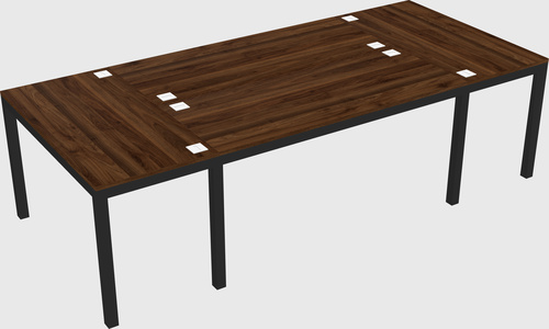 Shared office desks