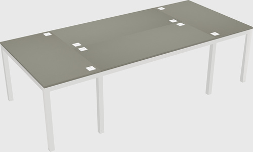 Shared office desks