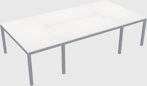 Shared office desks