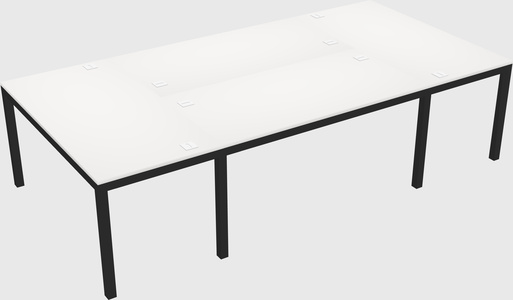 Shared office desks