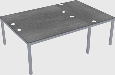 Shared office desks